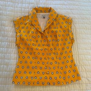 Magnolia Park French Bulldog Print Women's Top